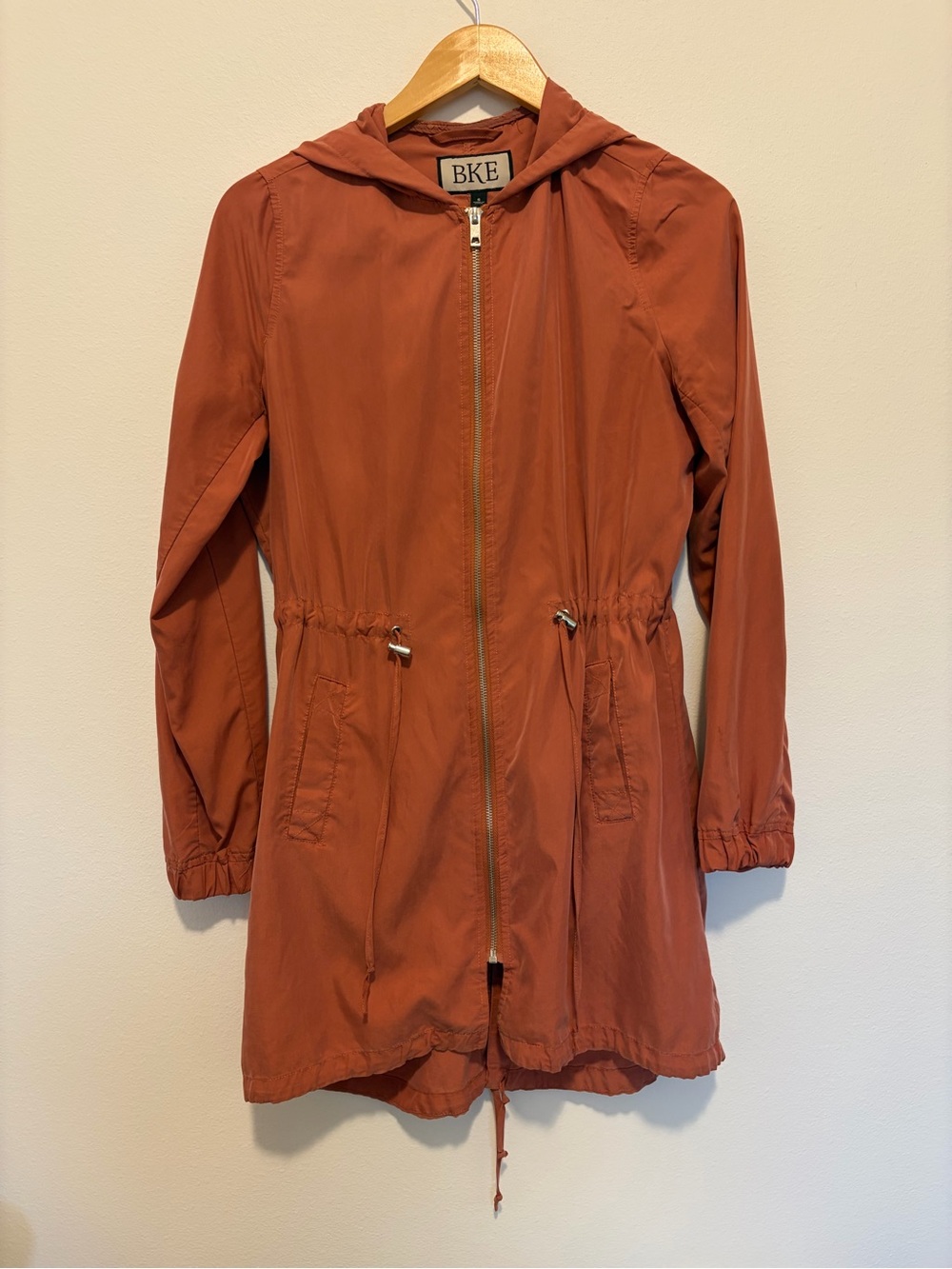 BKE Women's Rust Hooded Utility Jacket